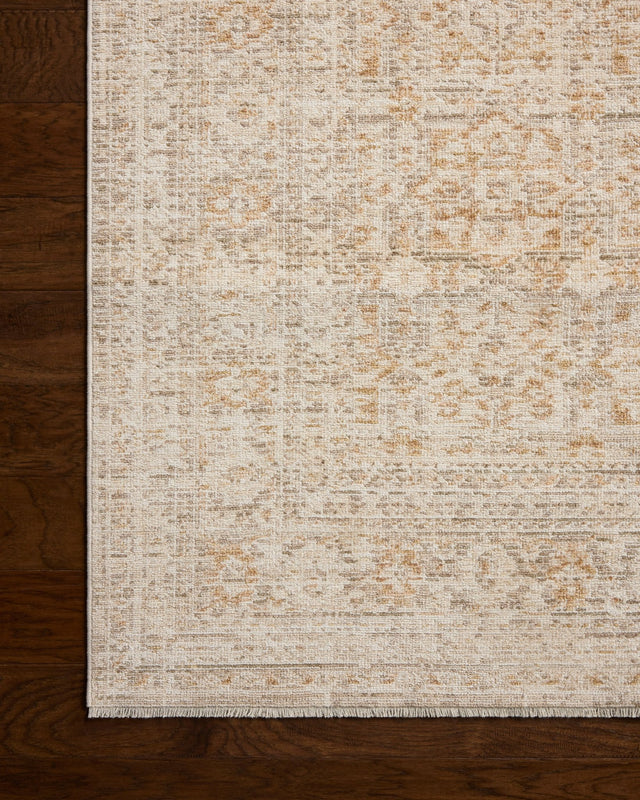 Loloi Elora ELR-03 Traditional Power Loomed Natural, Terracotta Rug