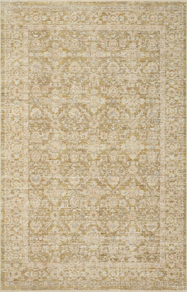 Loloi Elora ELR-05 Traditional Power Loomed Moss, Clay Rug