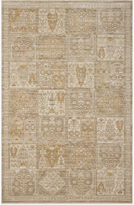 Loloi Elora ELR-07 Traditional Power Loomed Mushroom, Ochre Rug - ELORELR-07MSHOH2030
