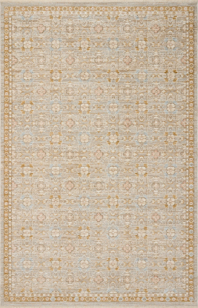 Loloi Elora ELR-08 Traditional Power Loomed Neutral, Multi Rug