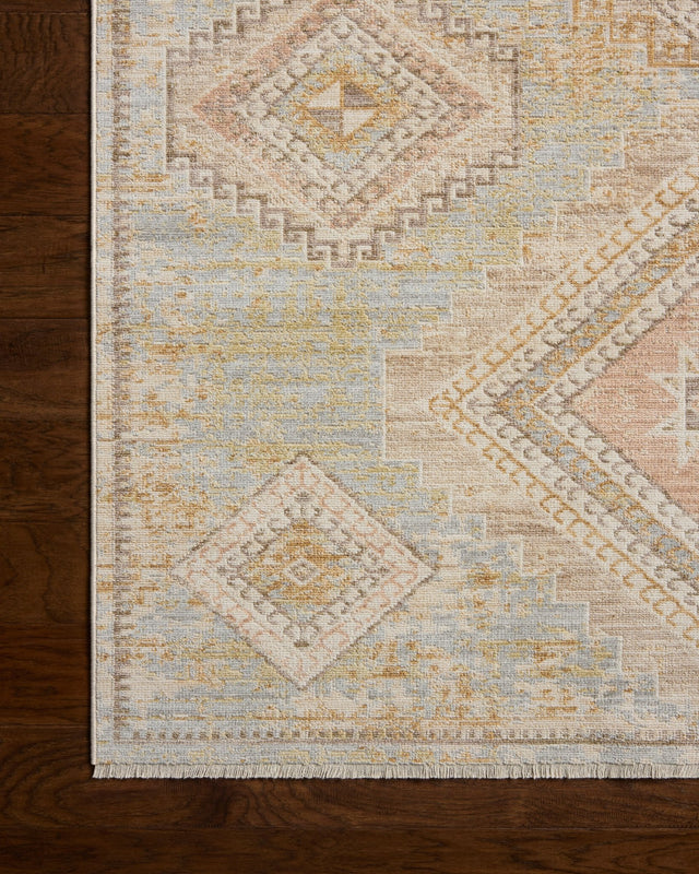 Loloi Elora ELR-09 Traditional Power Loomed Sky, Multi Rug