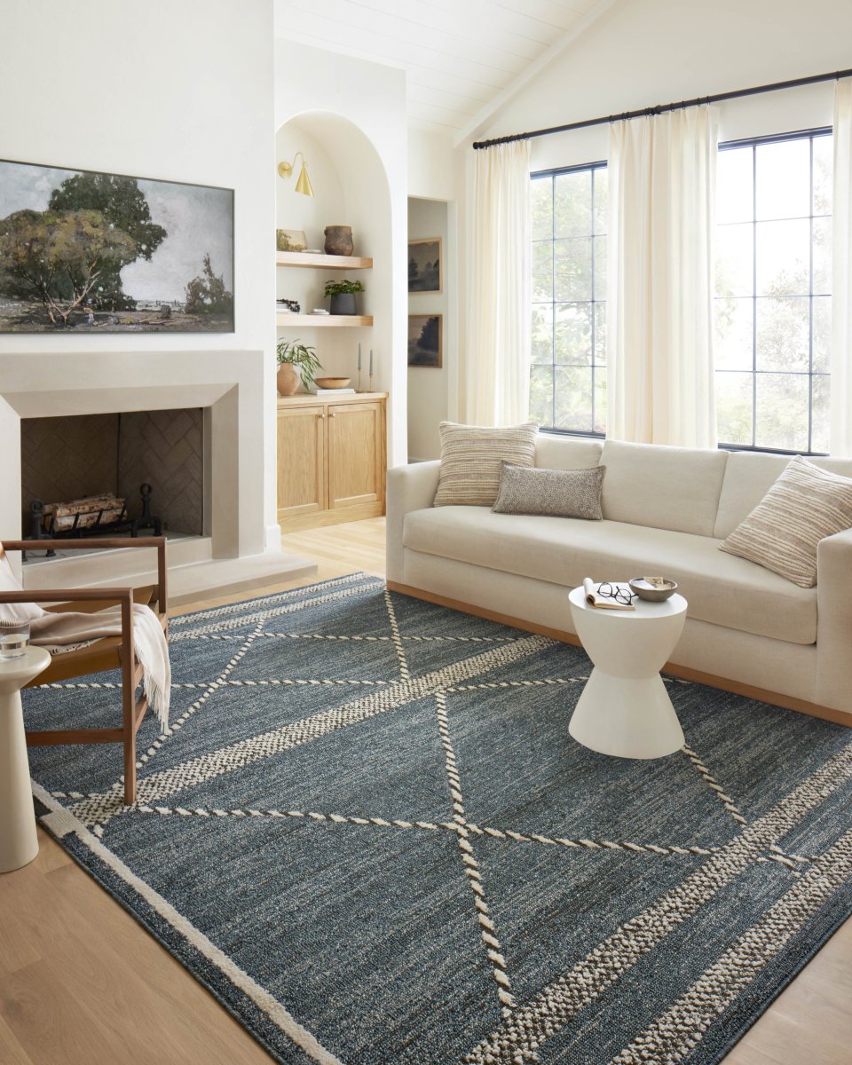 Loloi Fabian Fab-01 Denim/Charcoal Rug.