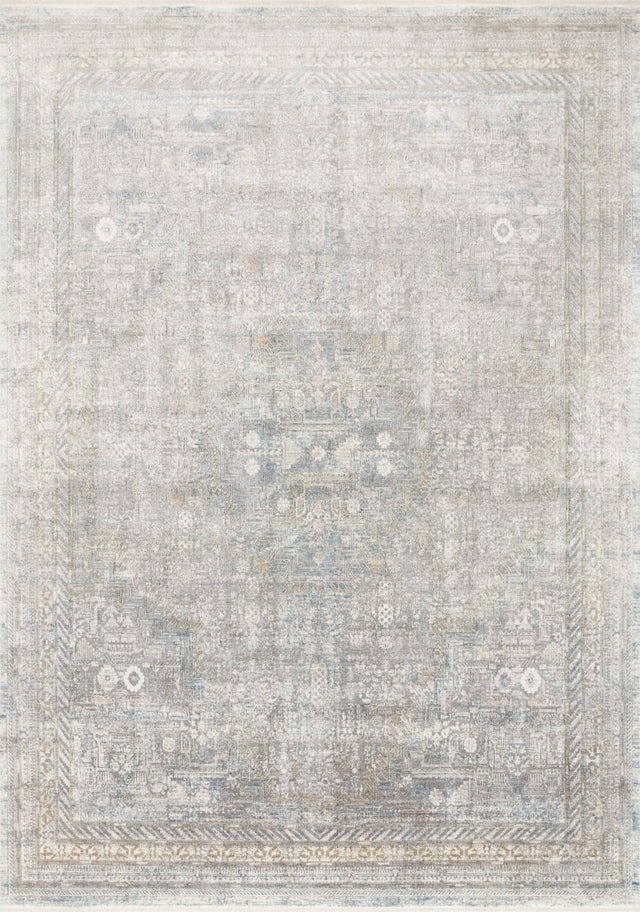 Loloi Gemma Gem-01 Silver/Multi Rugs.