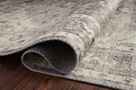 Loloi Hathaway Hth-05 Steel/Ivory Rugs.