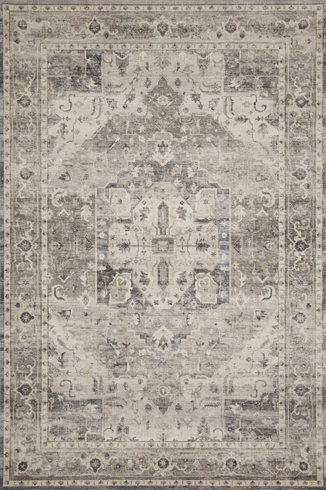 Loloi Hathaway Hth-05 Steel/Ivory Rugs.