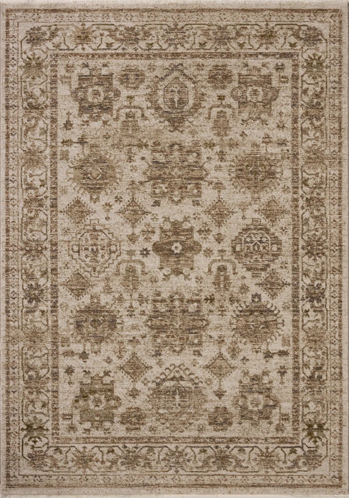 Loloi Haywood HYD-04 Ivory / Taupe Rug - main flat