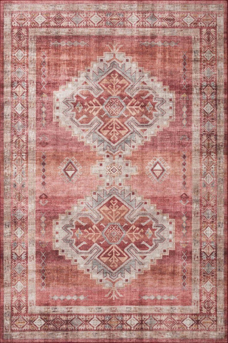 Loloi Heidi Hei-03 Sunset/Natural Rugs.