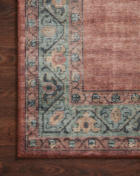 Loloi Heidi Hei-05 Spice/Aqua Rugs.