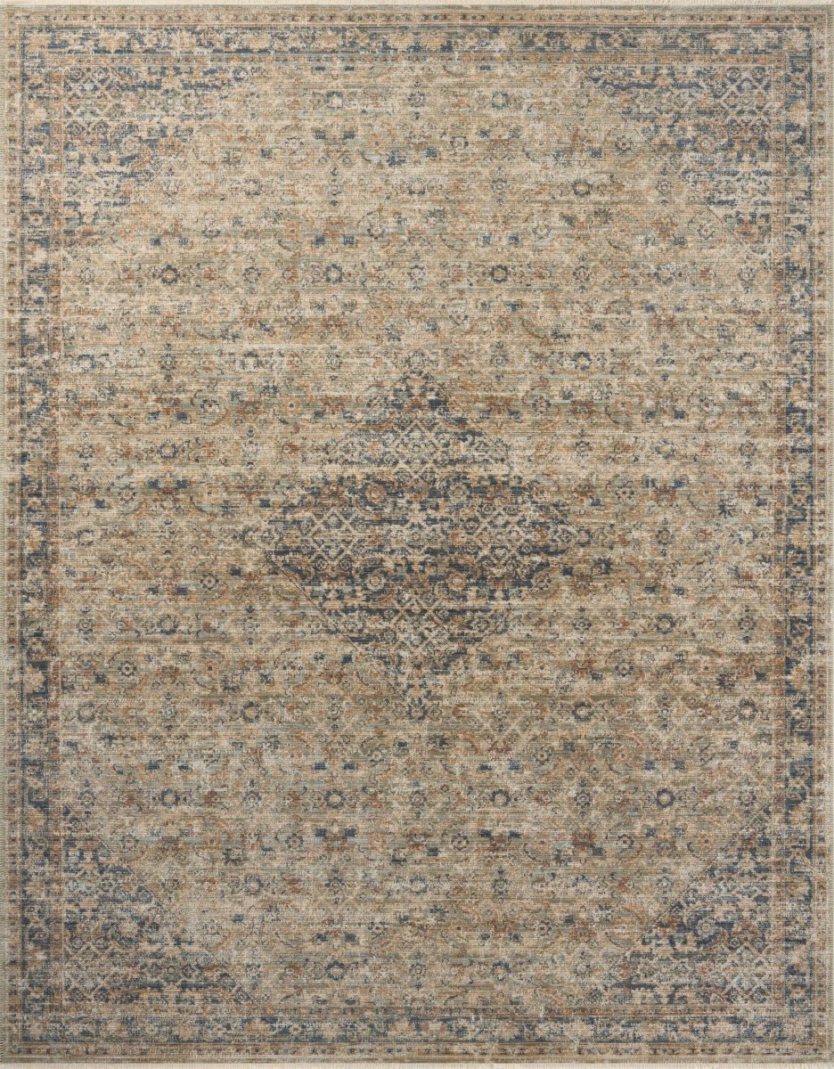 Loloi Heritage Her-08 Sage/Navy Rug.