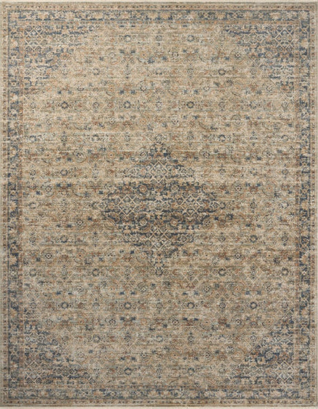 Loloi Heritage Her-08 Sage/Navy Rug.