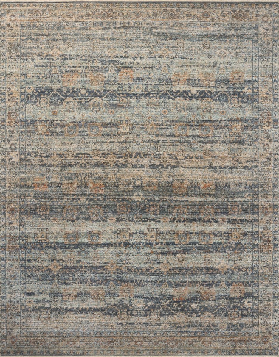 Loloi Heritage Her-09 Sky/Sunset Rug.
