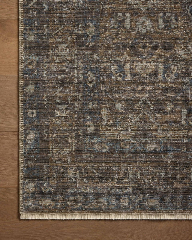 Loloi Heritage Her-14 Lagoon/Tobacco Rug.