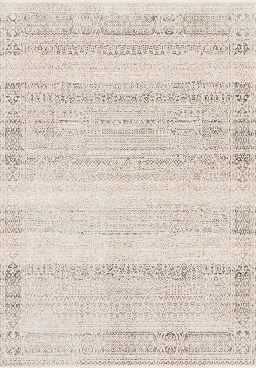Loloi Homage Hom-05 Ivory/Silver Rugs.