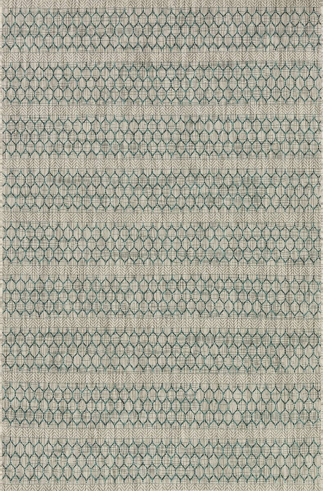 Loloi Isle Ie-01 Grey / Teal Rugs.