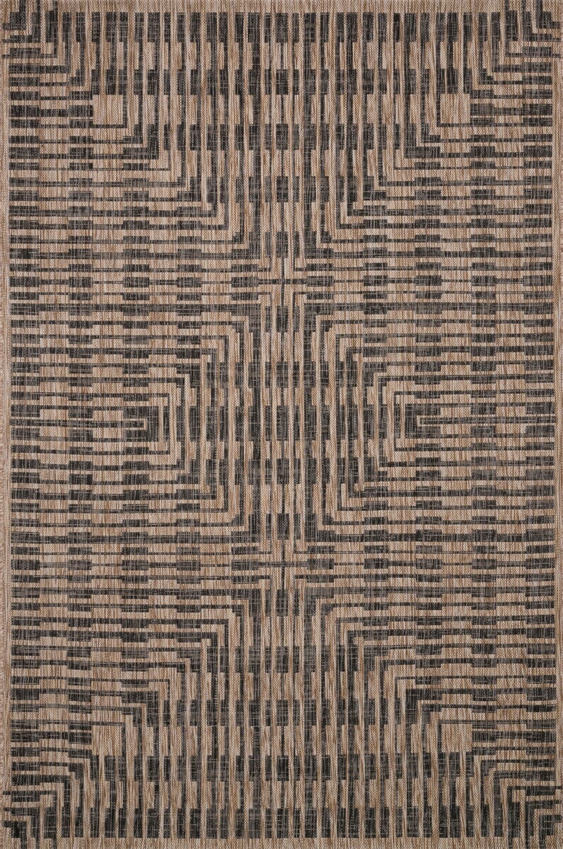 Loloi Isle Ie-09 Brown / Black Rugs.