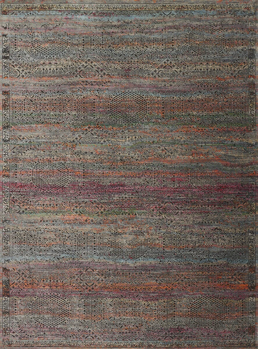 Loloi Javari Jv-02 Charcoal / Sunset Rugs.