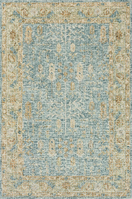 Loloi Julian Ji-05 Blue / Gold Rugs.