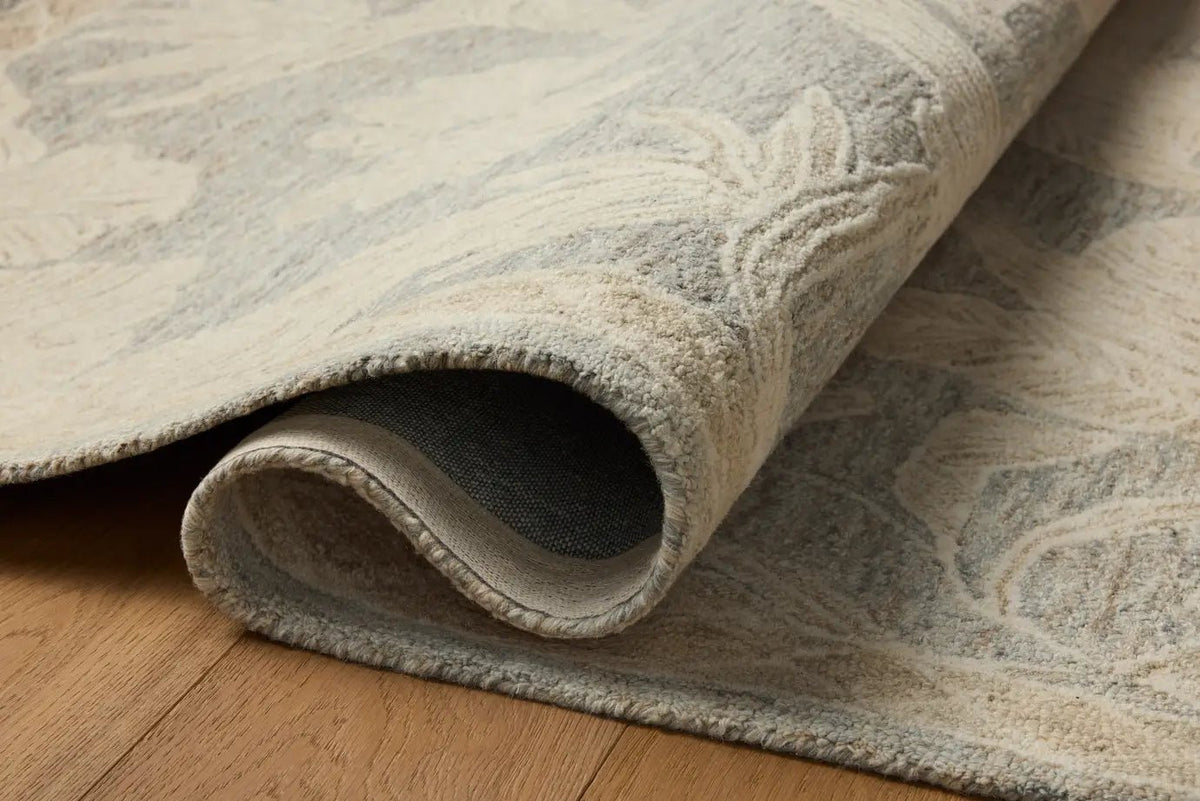 Loloi Lenore LNO-01 Blue / Natural Rug - pile height