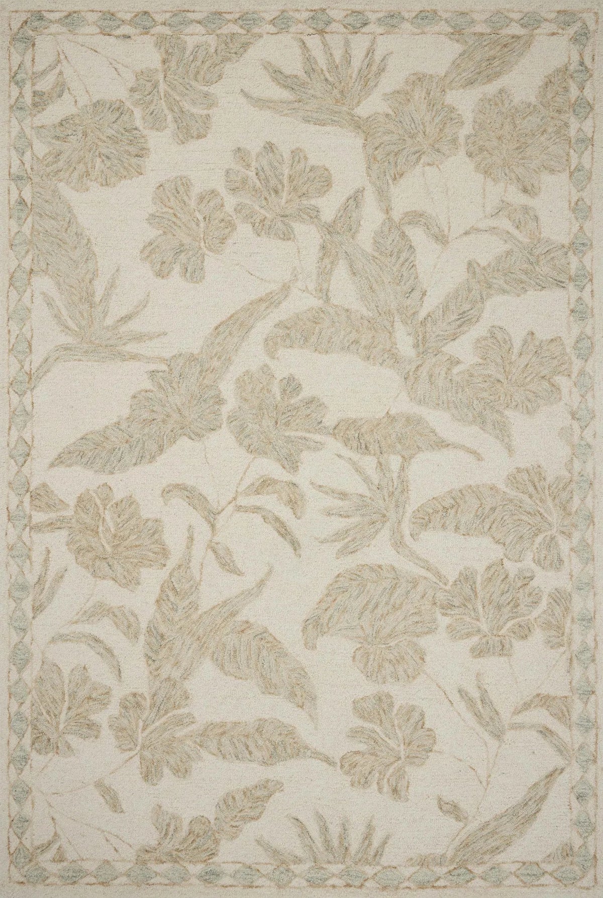 Loloi Lenore LNO-01 Ivory / Multi Rug - main flat