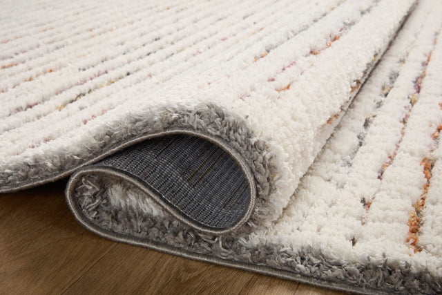 Loloi Levitt Shag Lev-01 Ivory/Multi Rug.