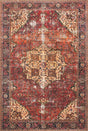 Loloi Loren Lq-07 Red / Navy Rugs.