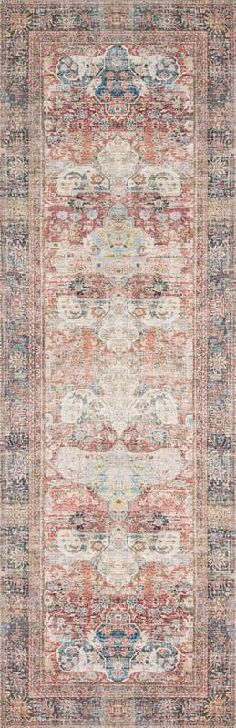 Loloi Loren Lq-14 Brick / Multi Rugs.