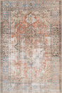 Loloi Loren Lq-15 Terracotta / Sky Rugs.