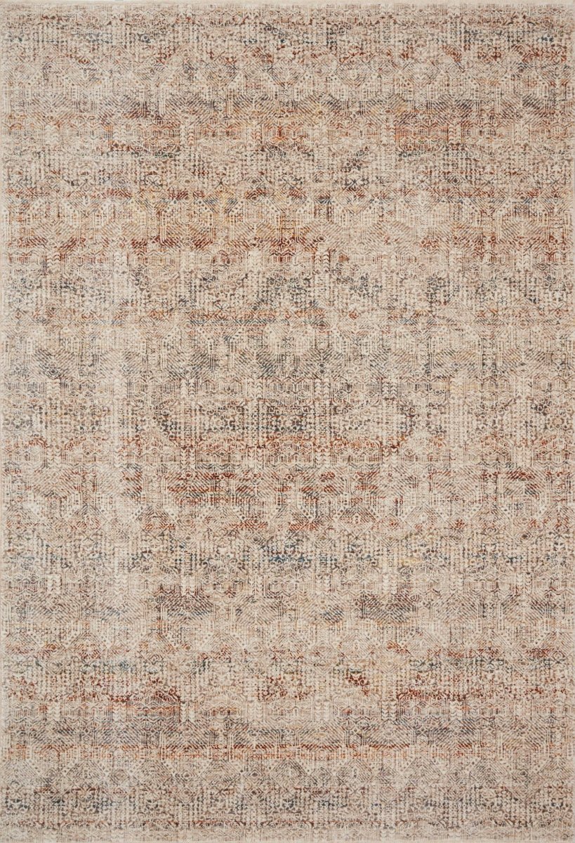 Loloi Lourdes Lou-04 Ivory/Spice Rugs.