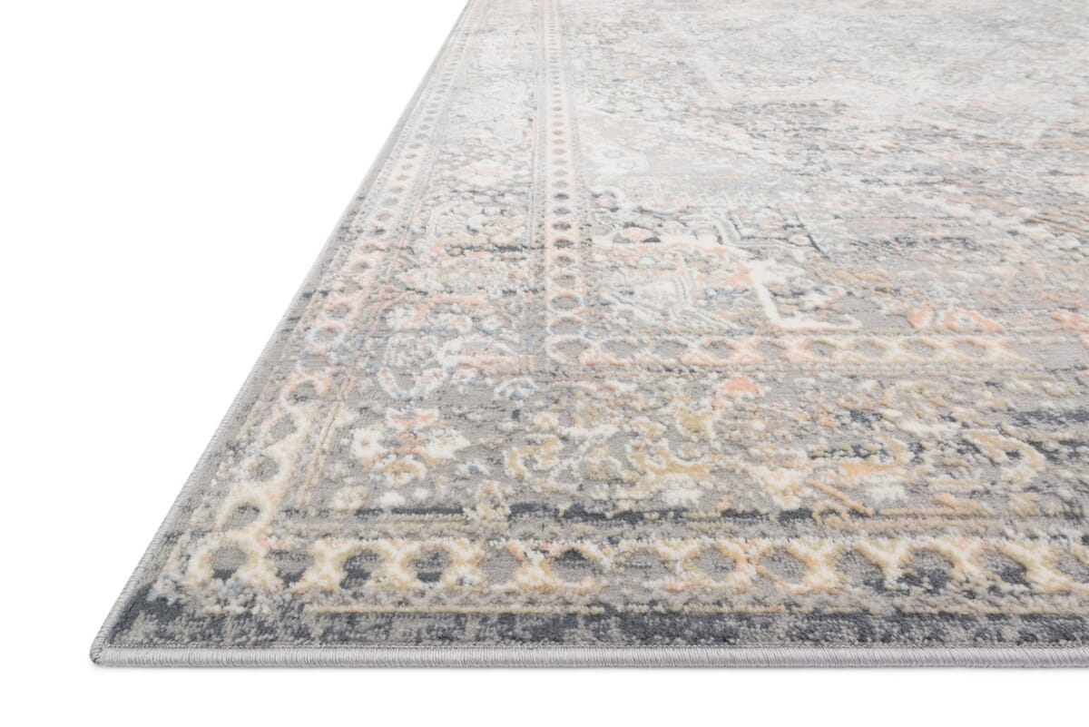 Loloi Lucia Luc-01 Grey / Sunset Rugs.