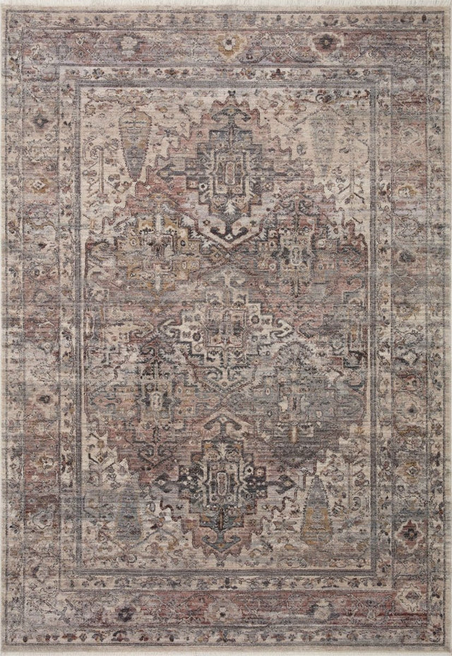 Loloi Lyra Lyr-05 Sunset/Silver Rug.