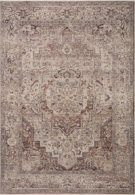 Loloi Lyra Lyr-06 Berry/Stone Rug.