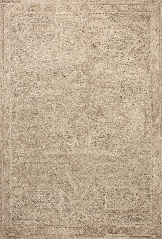 Loloi Mabel MBL-01 Traditional Hand Tufted Stone, Sand Rug