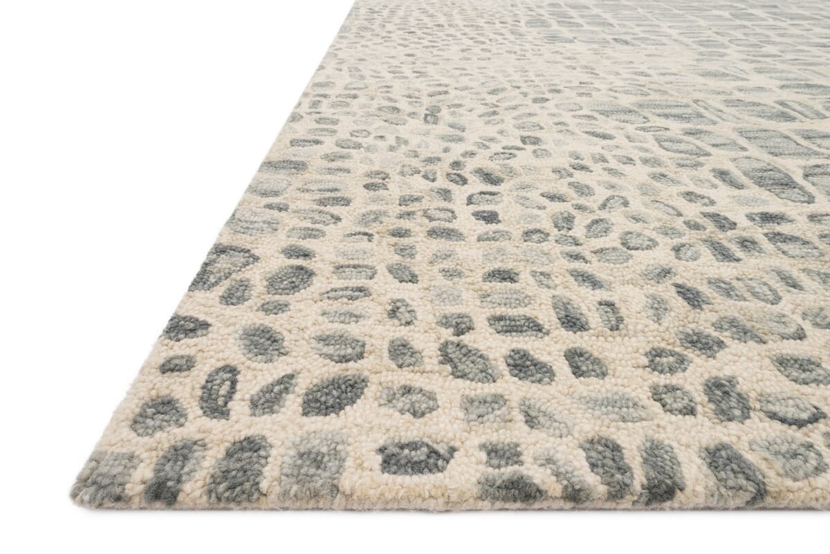 Loloi Masai Mas-03 Silver Grey / Ivory Rugs.