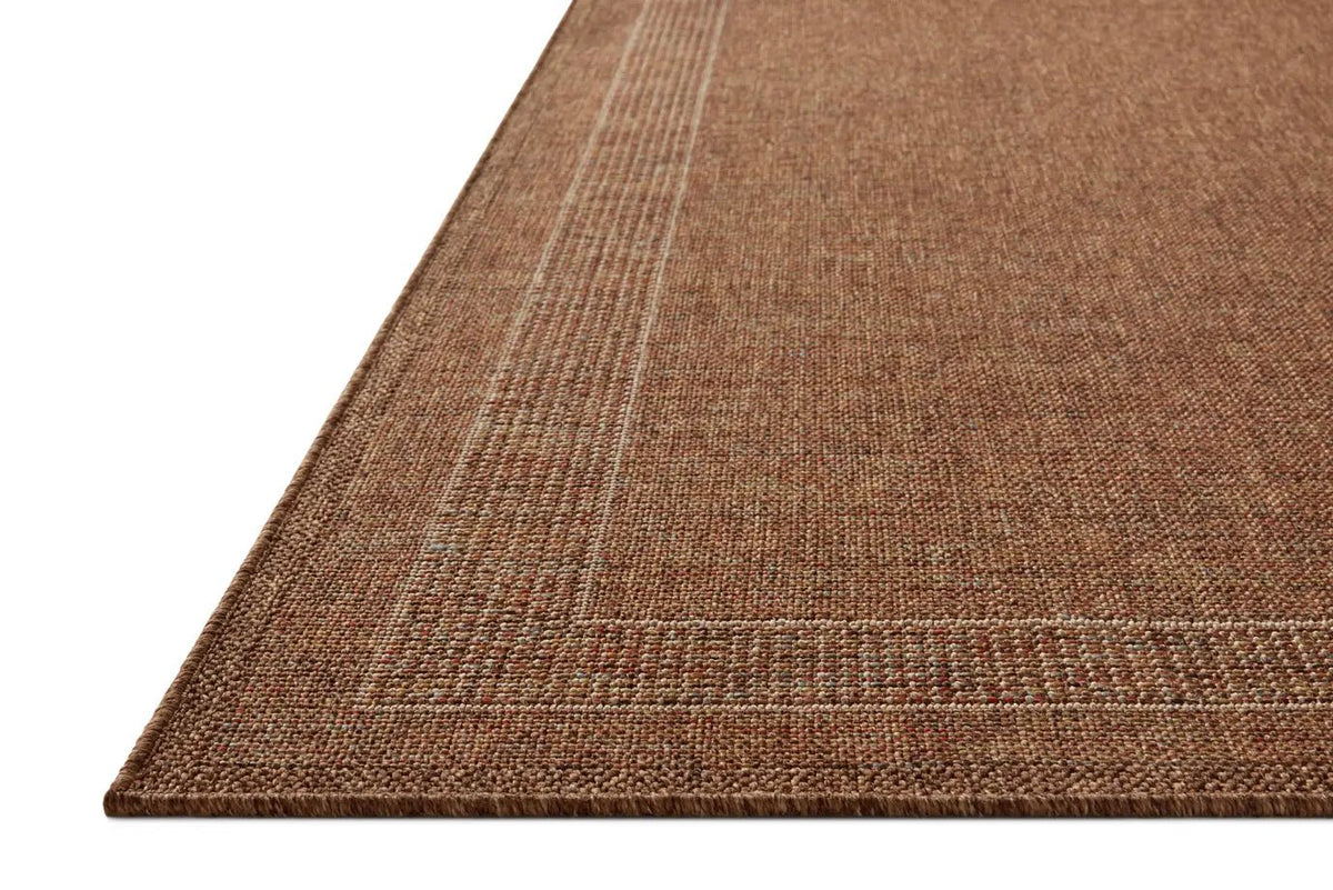 Loloi Merrick Mer-07 Cinnamon/Multi Rug - rug corner