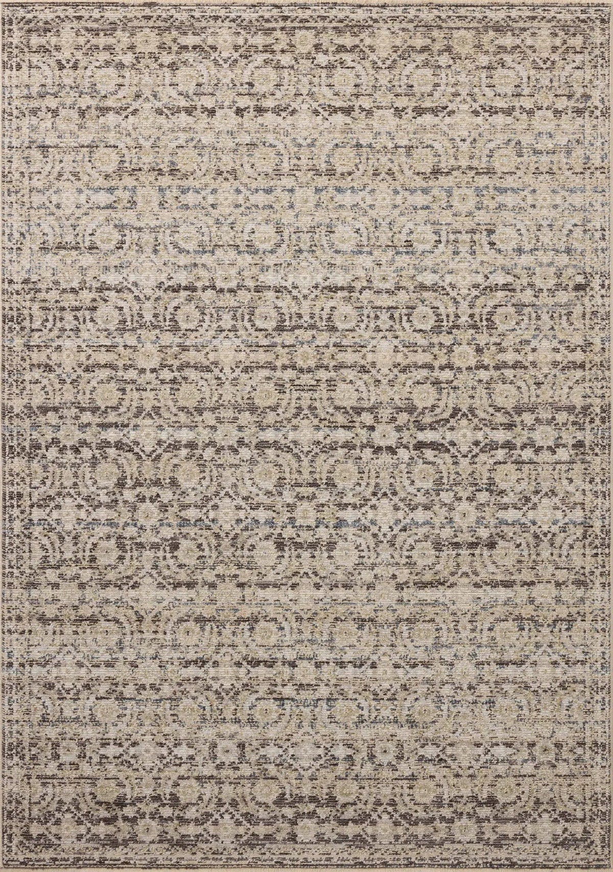 Loloi Milena MLE-03 Linen / Midnight Rug - main flat