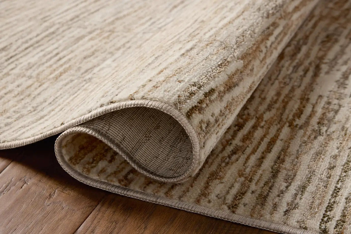 Loloi Nellie NEL-01 Beige / Fog Rug - pile height
