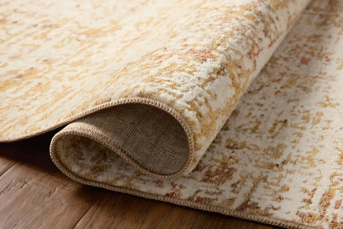Loloi Nellie NEL-02 Sunset / Pebble Rug - pile height