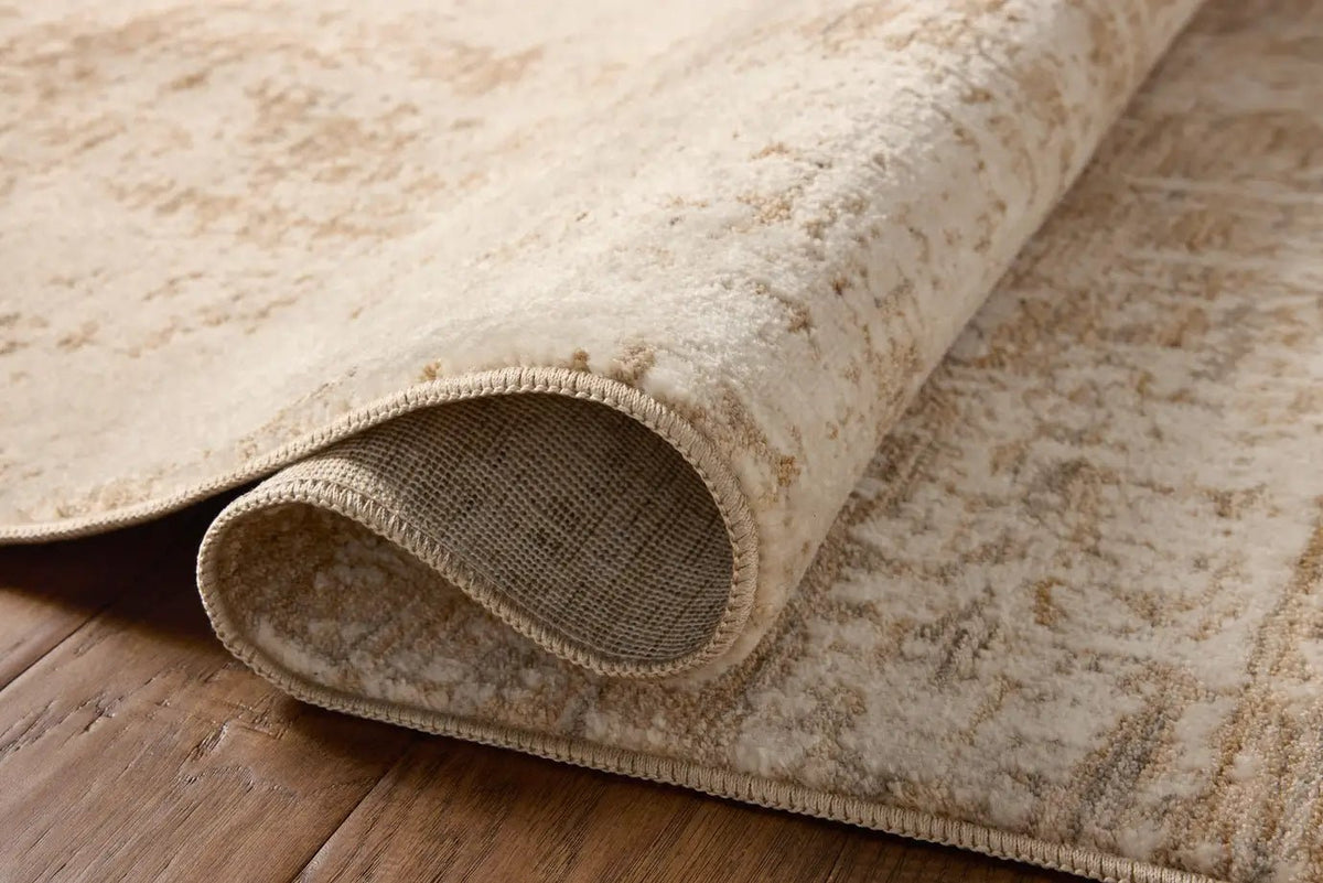 Loloi Nellie NEL-03 Stone / Taupe Rug - pile height