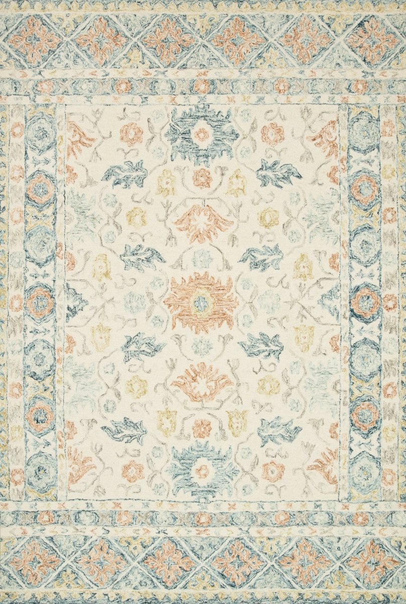 Loloi Norabel Nor-01 Ivory/Multi Rugs.