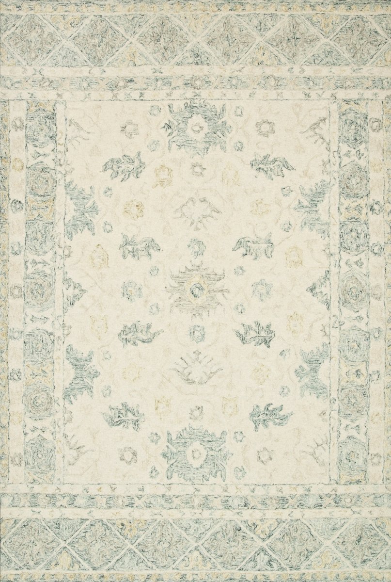 Loloi Norabel Nor-01 Ivory/Slate Rugs.