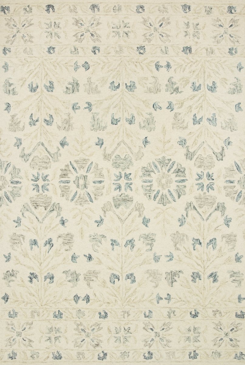 Loloi Norabel Nor-02 Ivory/Grey Rugs.
