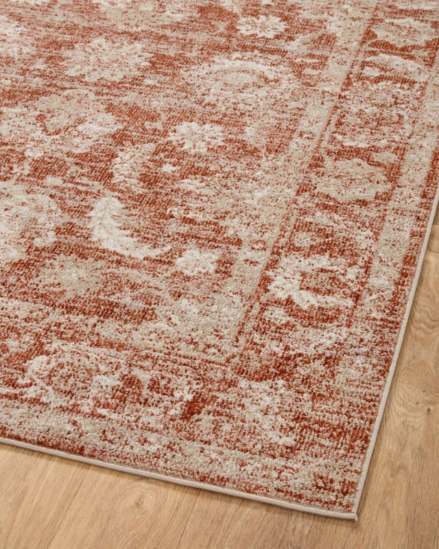 Loloi Odette Odt-03 Rust/Ivory Rug.