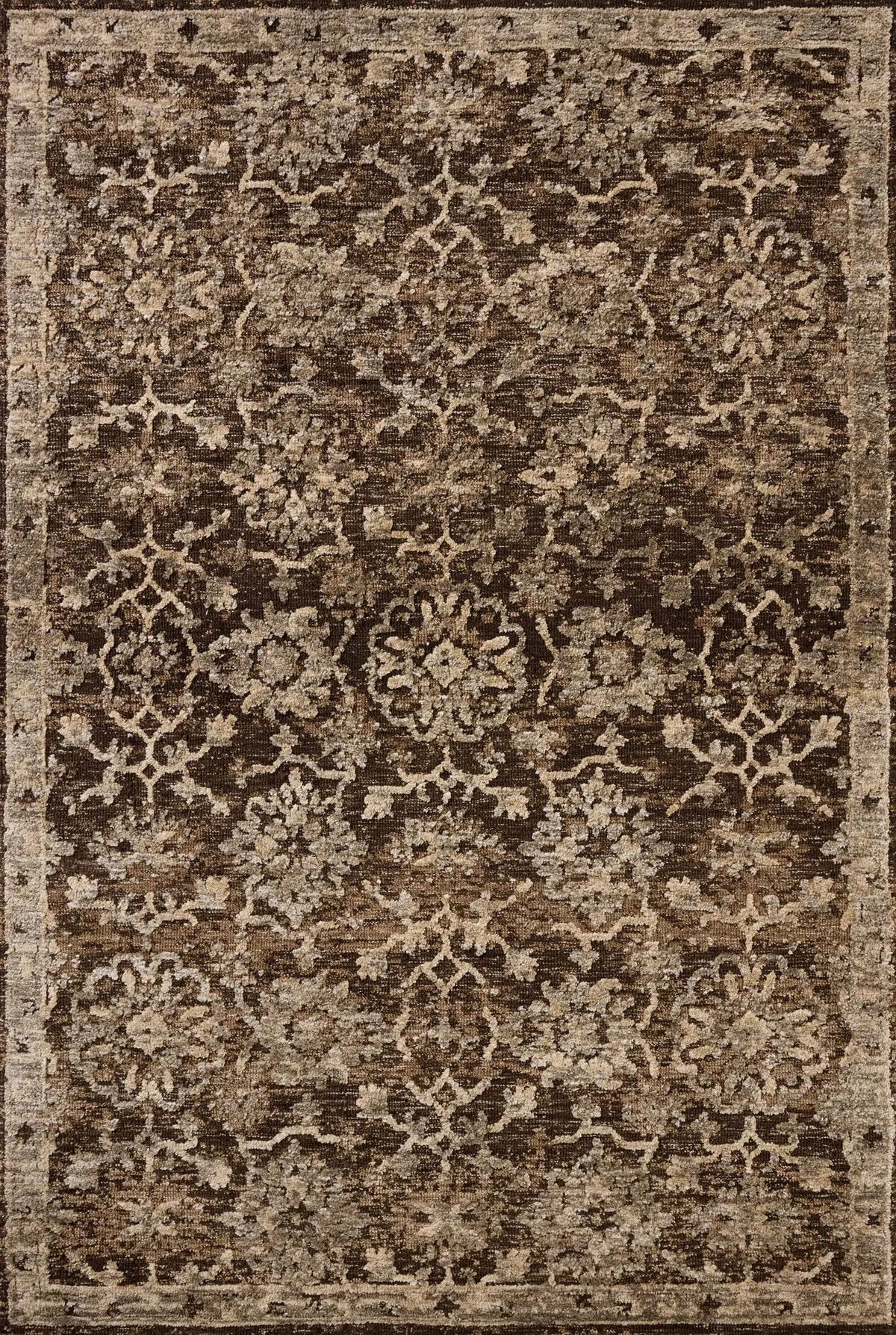 Loloi Percival PCV-02 Bark / Pebble Rug - main flat