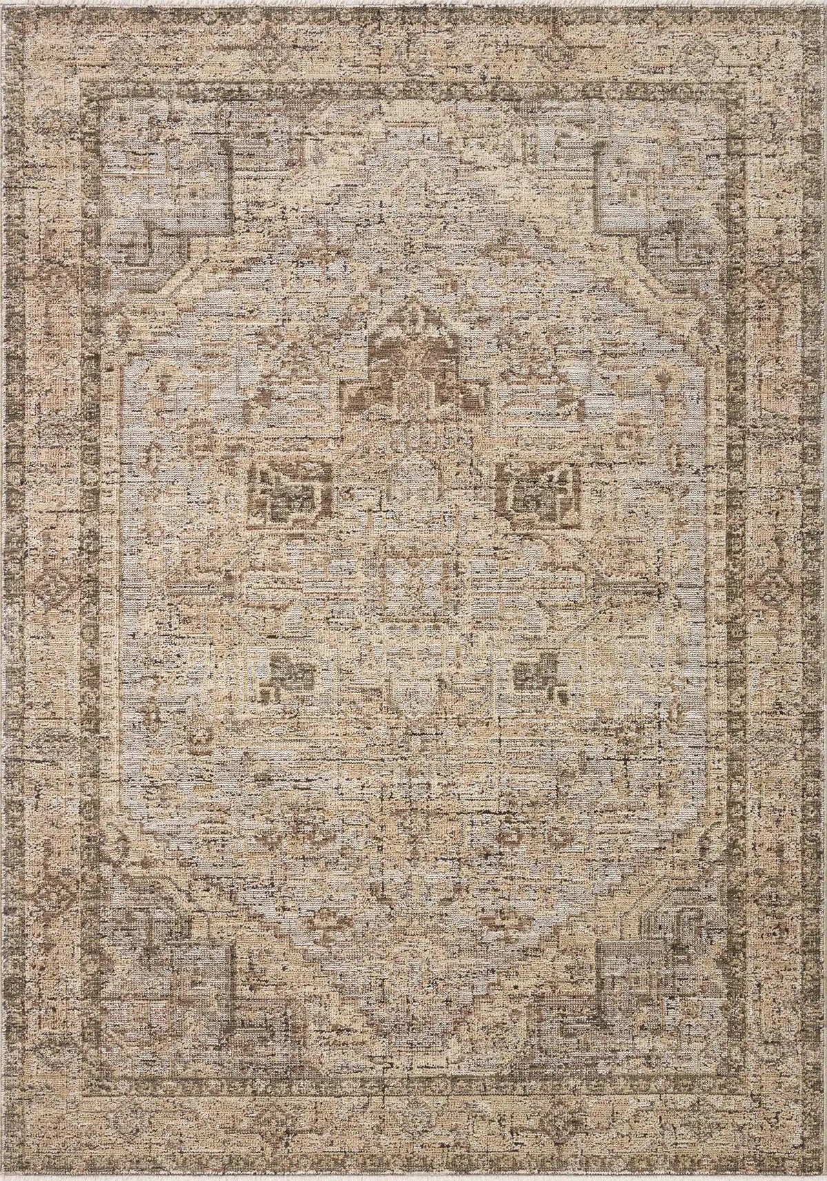 Loloi Priscilla PRL-07 Beige / Earth Rug - main flat