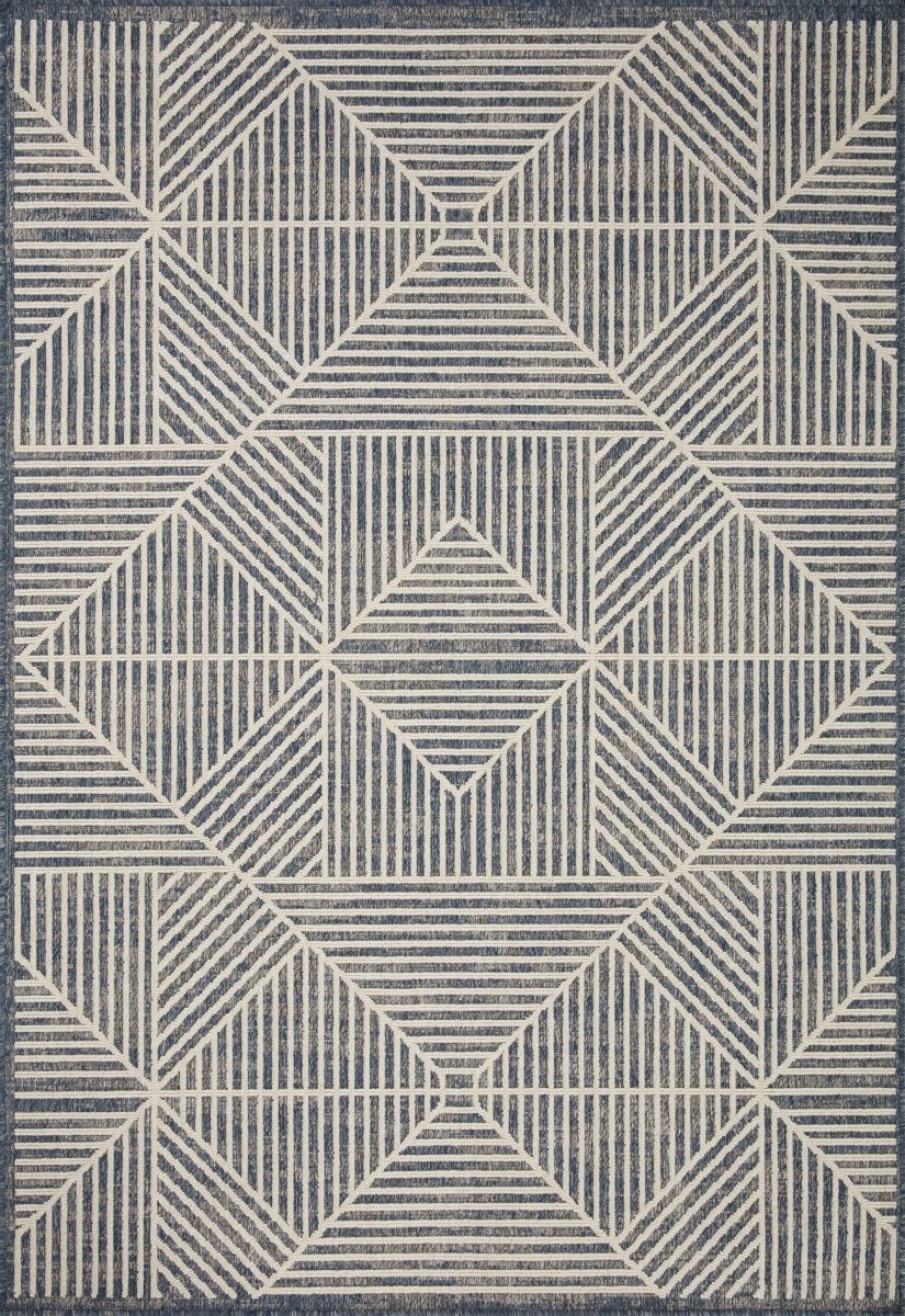 Loloi Rainier Rai-03 Denim/Ivory Rug.