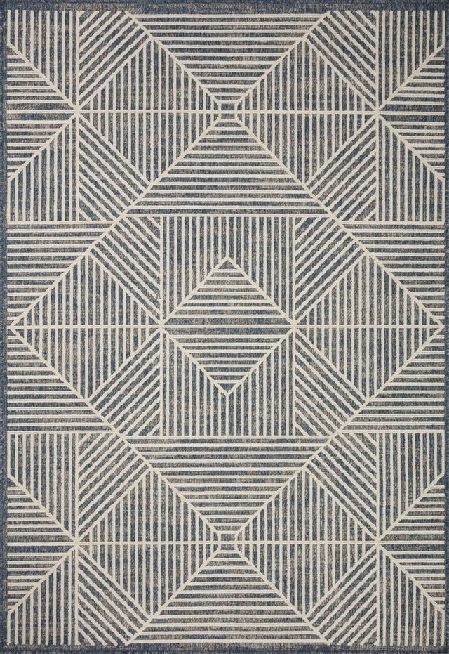 Loloi Rainier Rai-03 Denim/Ivory Rug.