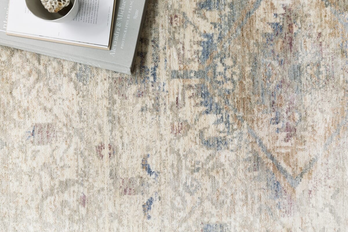Loloi Revere Rev-06 Ivory / Blue Rugs.