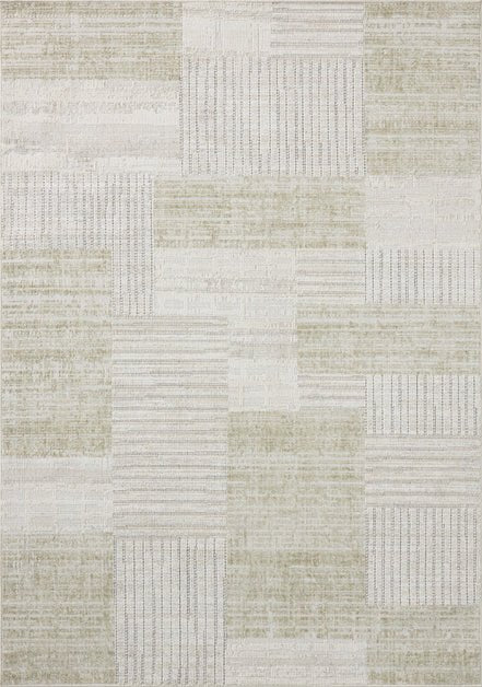 Loloi Roxie ROX-06 Contemporary Power Loomed Linen, Sage Rug - ROXIROX-06LINSG2030