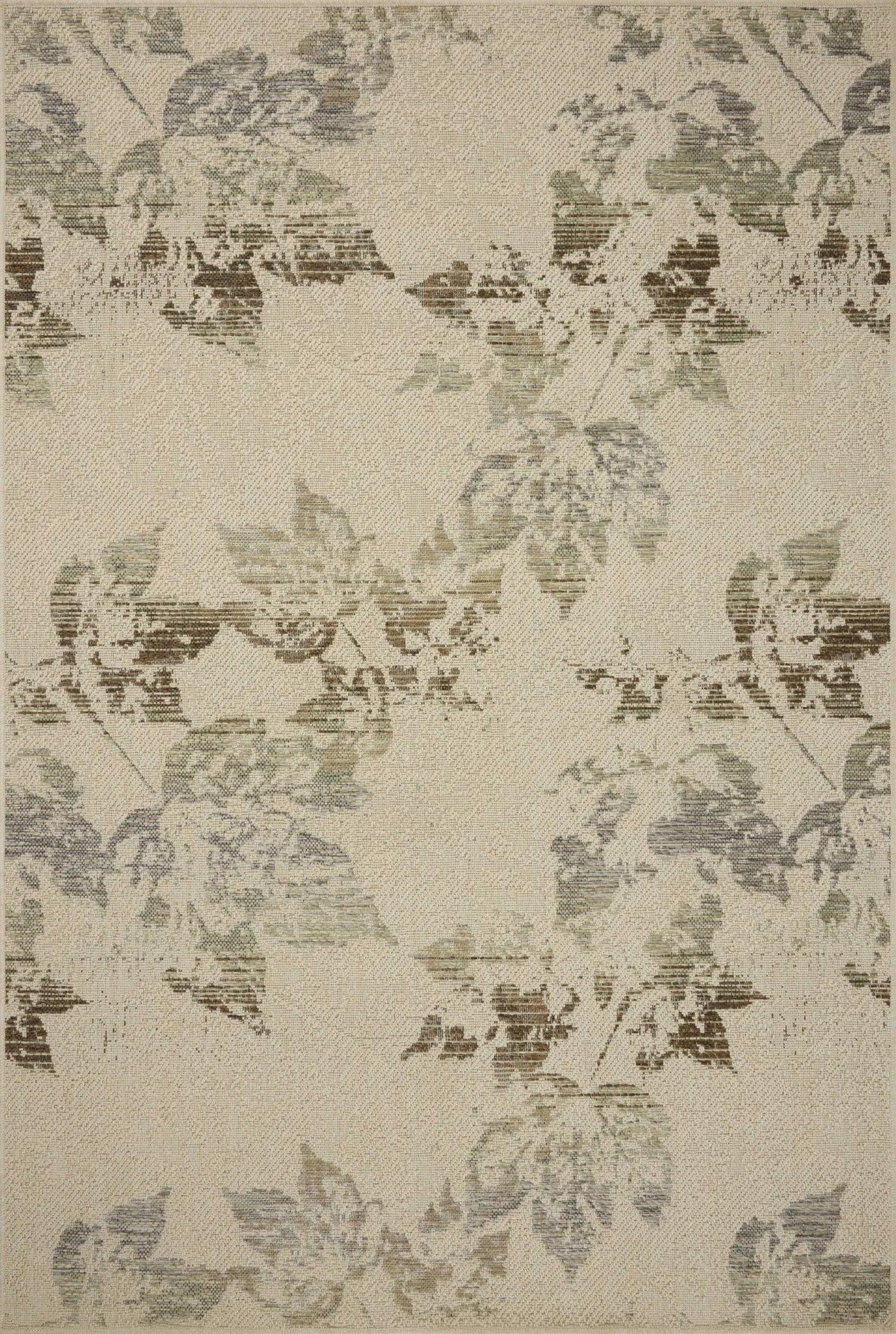 Loloi Saylor SAY-06 Ivory / Bark Rug - main flat