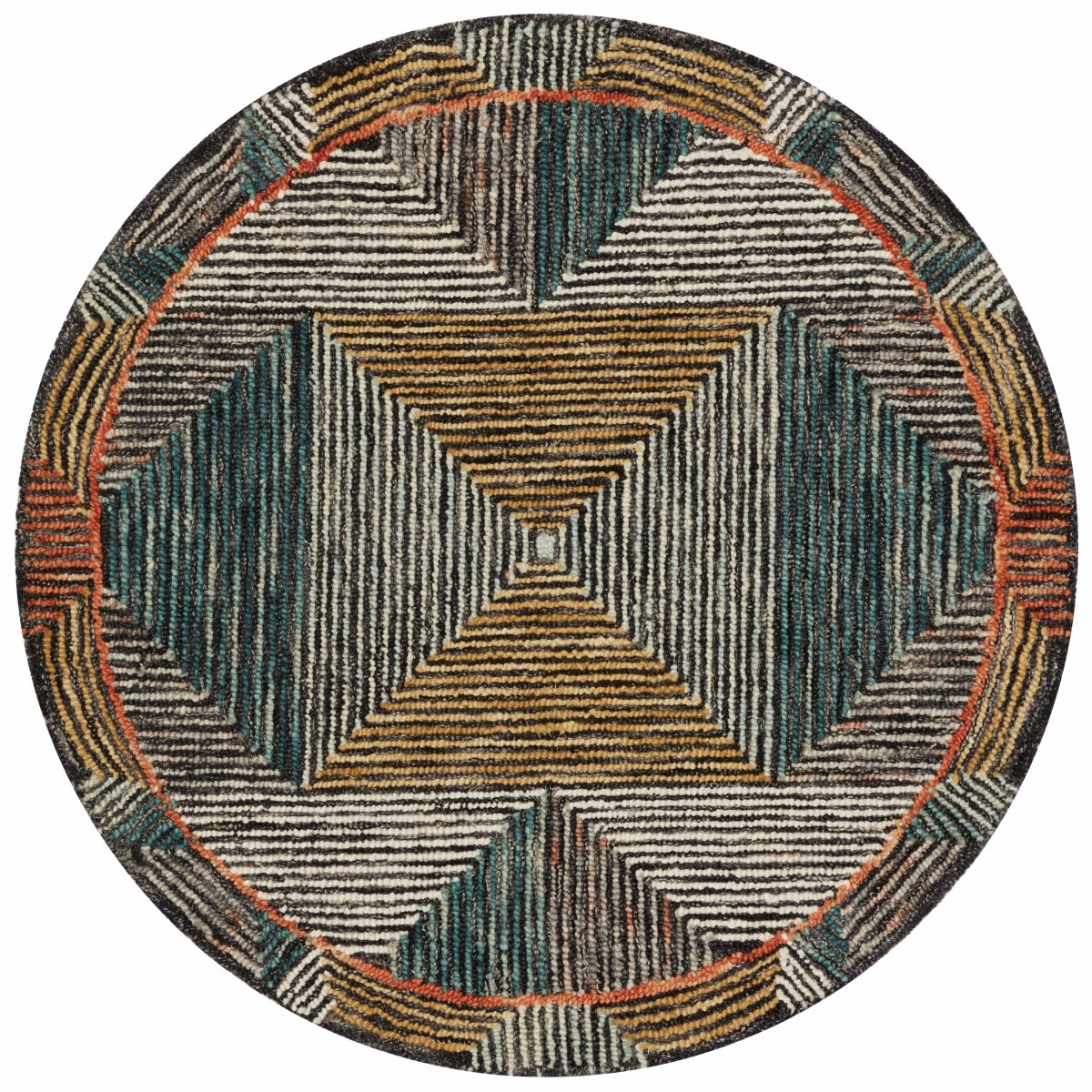 Loloi Spectrum Spe-01 Lagoon/Spice Rugs.